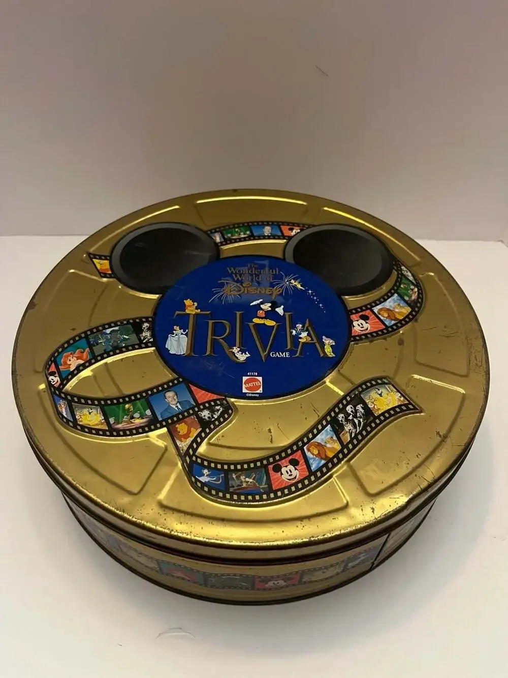 1997 The Wonderful World of Disney Trivia Game in Collector Tin by Mattel